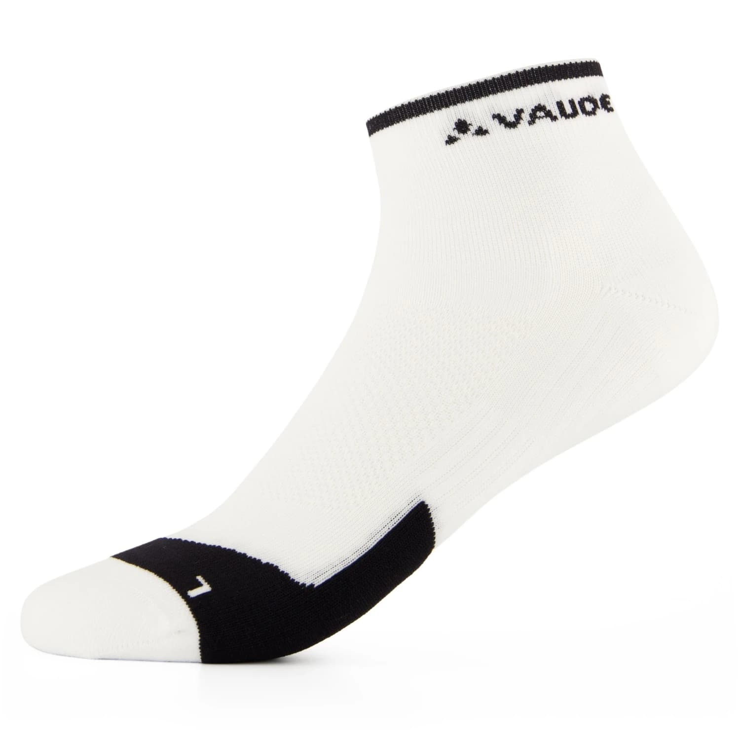 Чорапи за колоездене Vaude Bike Socks Short II Cycling socks - White