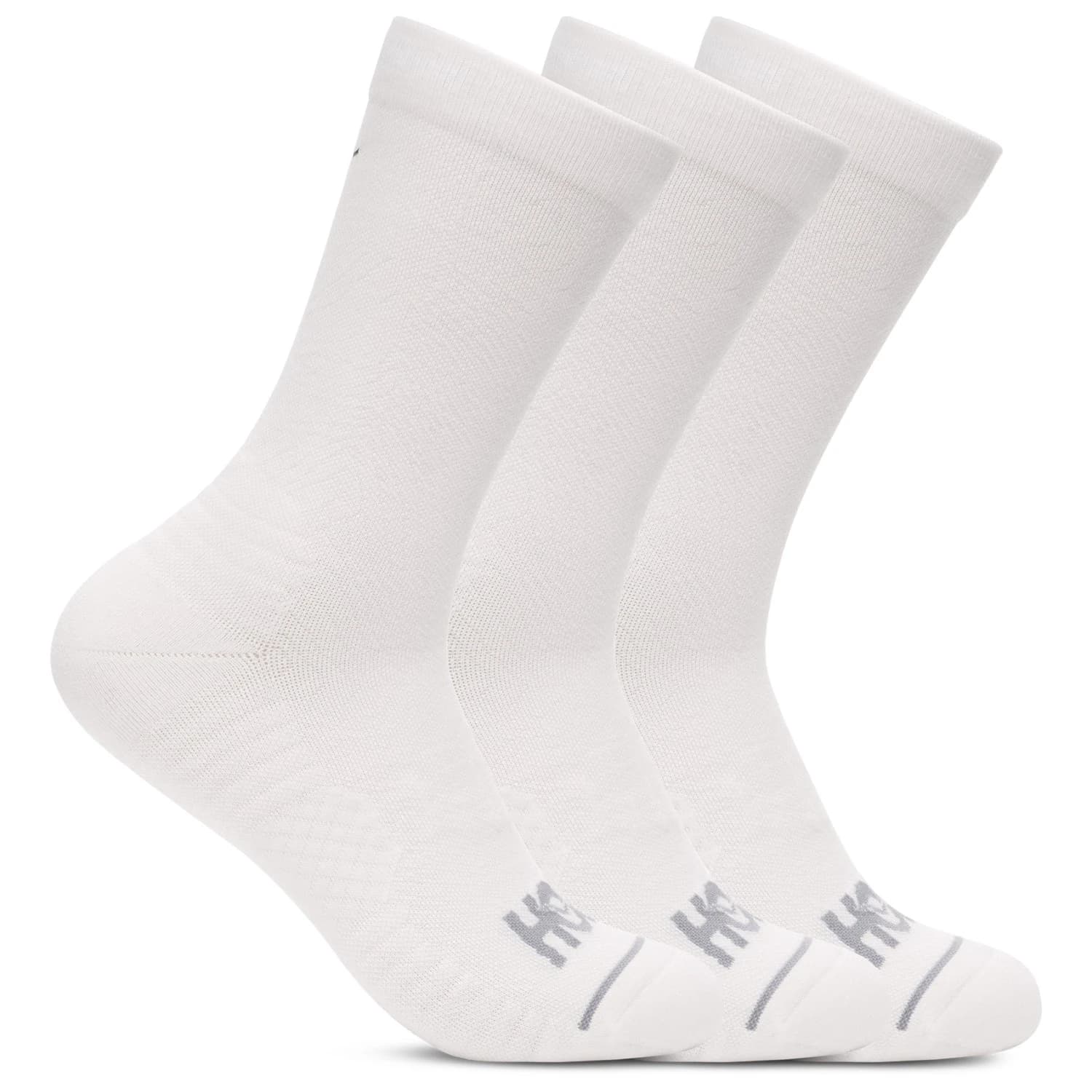 Чорапи за бягане HOKA Crew Run Sock 3-Pack Running socks - White / White / White