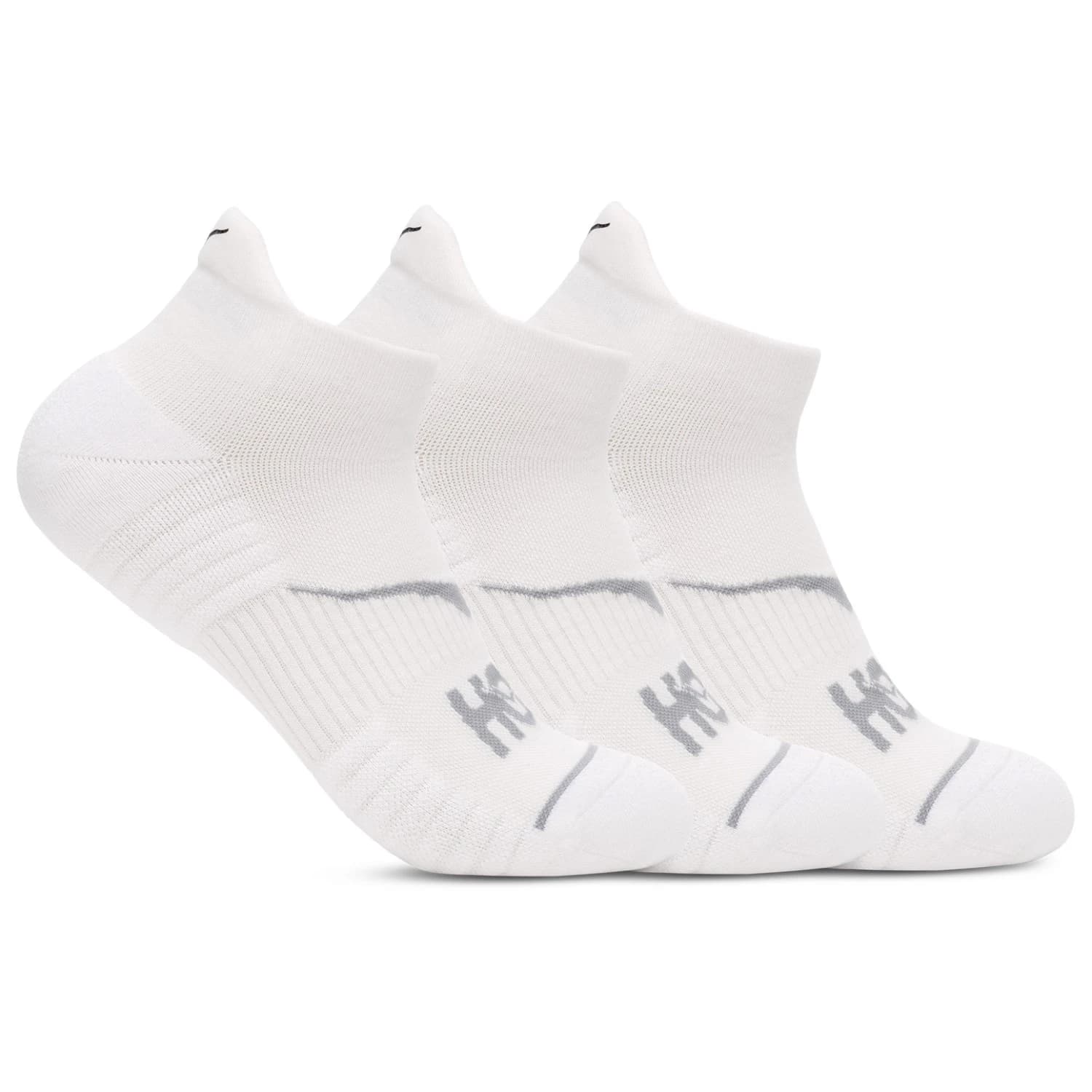 Чорапи за бягане HOKA No-Show Run Sock 3-Pack Running socks - White / White / White