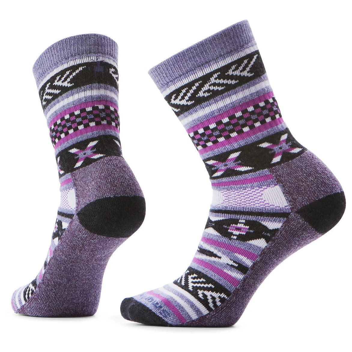 Зимни чорапи Smartwool Everyday Cabin Games Crew Socks Merino socks - Chalk Violet