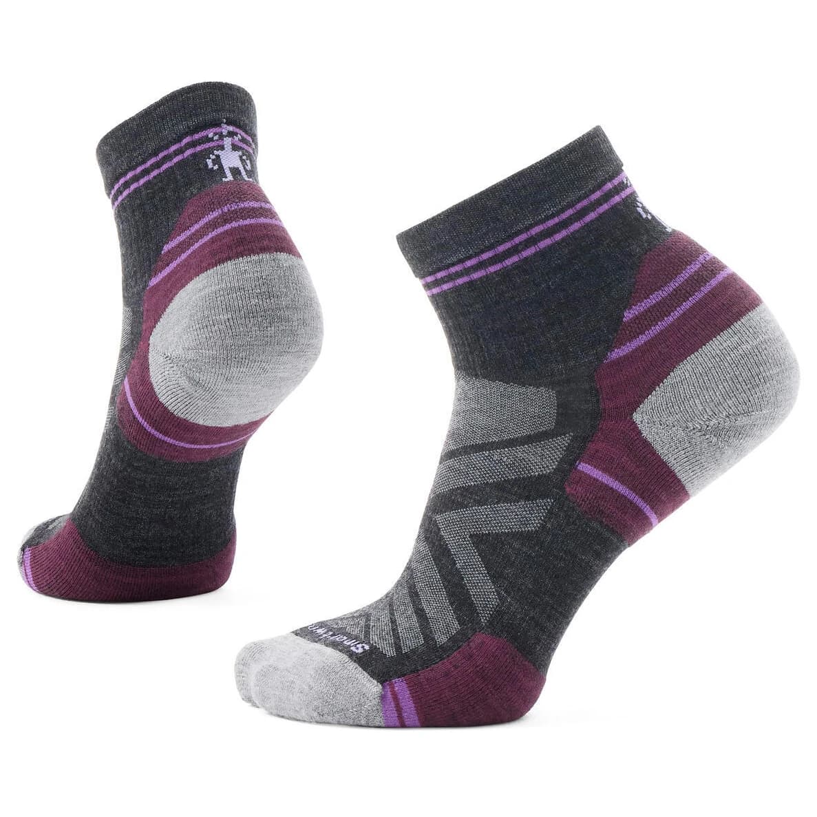 Дамски туристически чорапи Smartwool Women's Hike Targeted Cushion Ankle Socks Walking socks - Charcoal