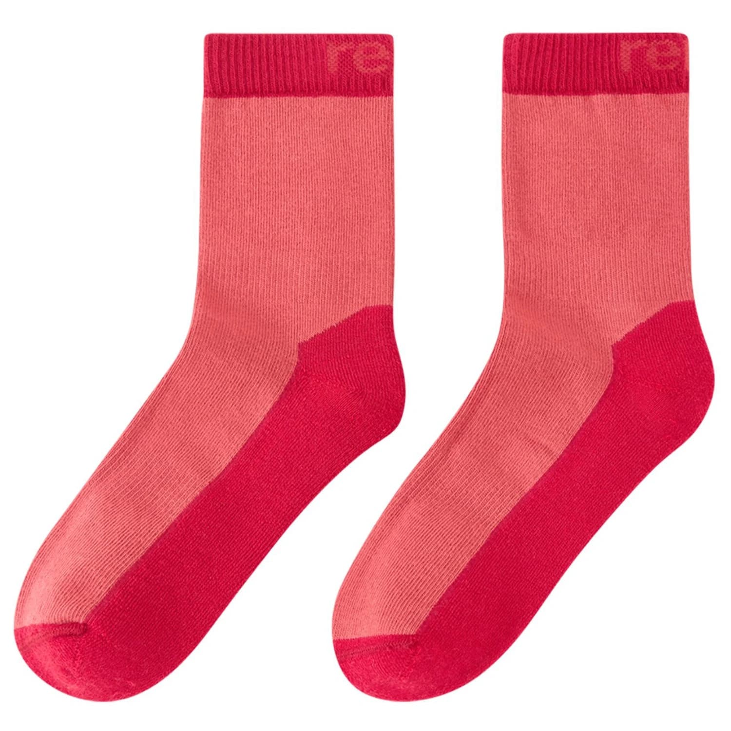 Детски мериносови чорапи Reima Kid's Villalla Sports socks - Red Clay