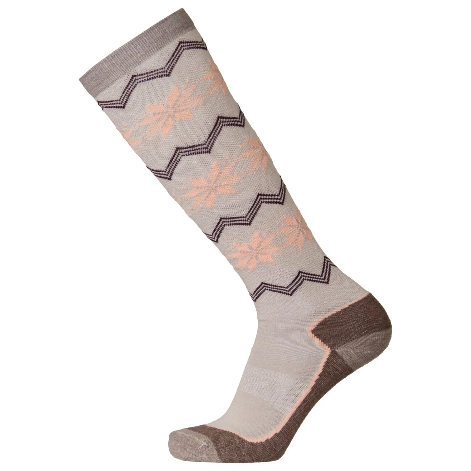 Ски чорапи UphillSport Kota Alpine Ski 4-Layer Fit M4 Merino Ski socks - Sand / Chokolate