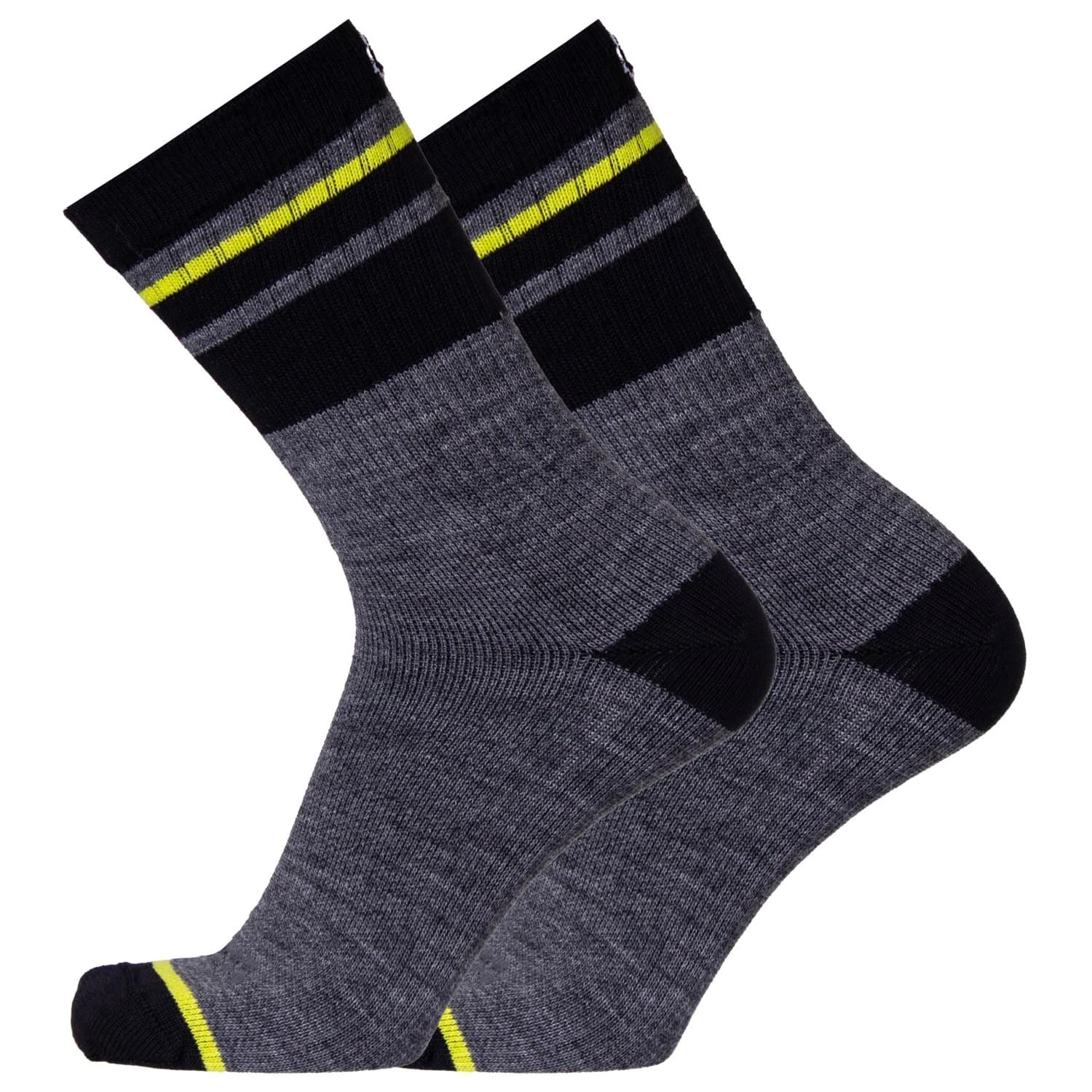 Чорапи за бягане UphillSport Merinofit Multisport Running socks - Dark Grey / Black