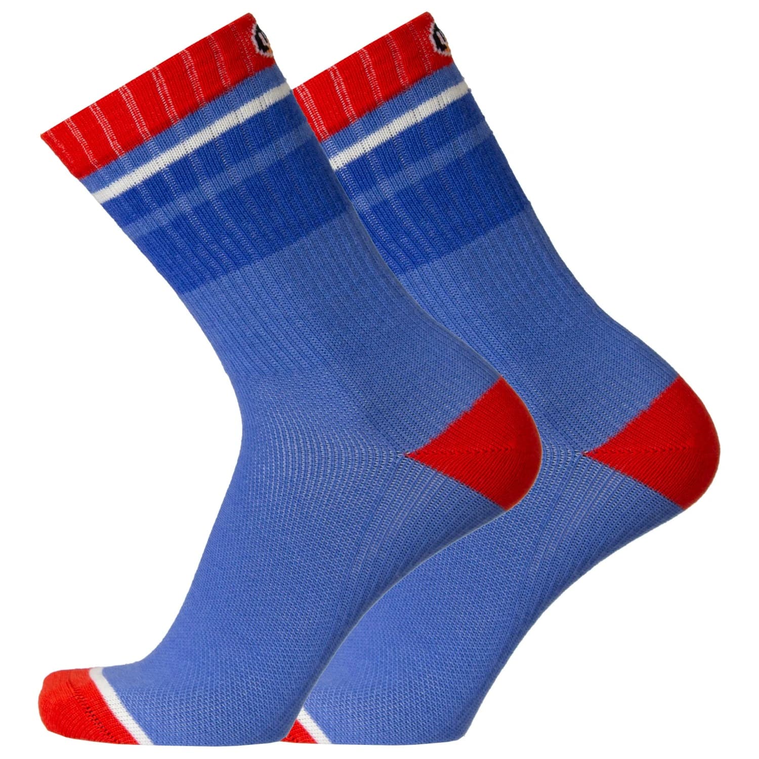 Чорапи за бягане UphillSport Merinofit Multisport Running socks - Sky Blue / Red
