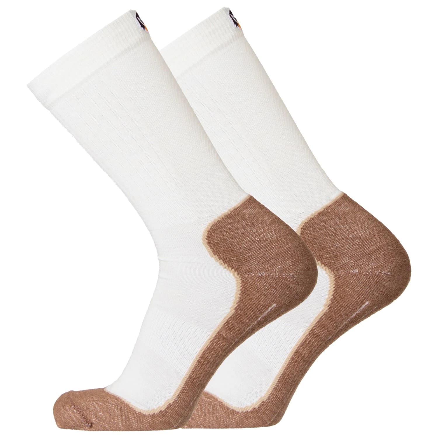 Туристически чорапи UphillSport Repo 4-Layer Drytech M4 Merino & Tencel Walking socks - Off White / Brown