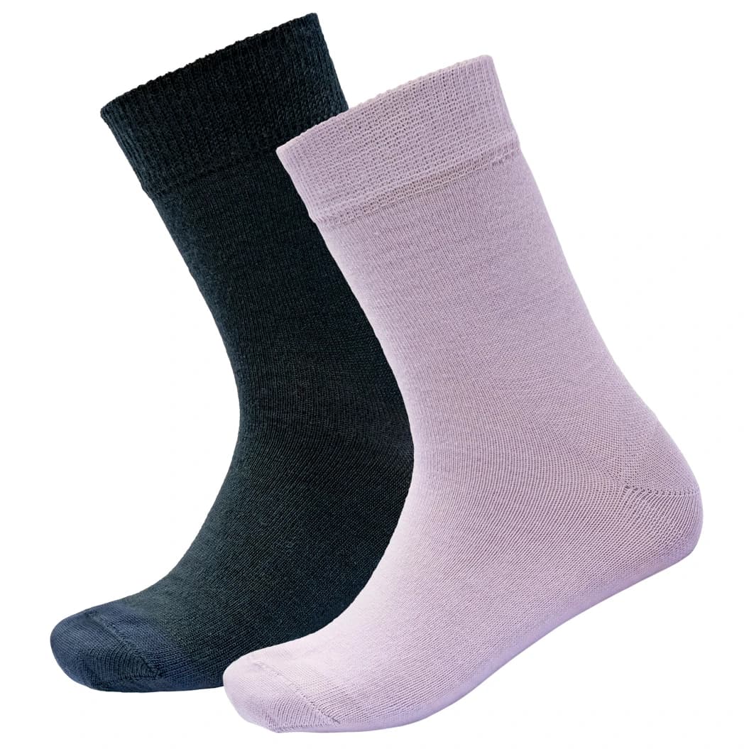 Детски спортни чорапи Devold Kid's Daily Merino Light Sock 2-Pack Sports socks - Orchid Mix