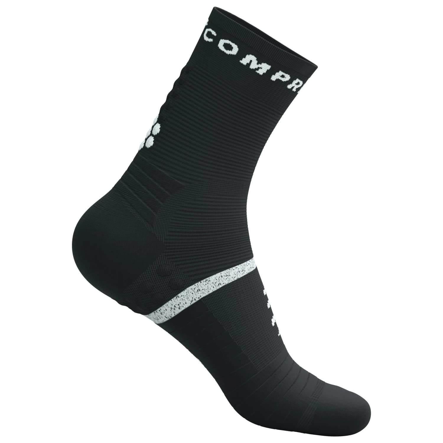 Чорапи за бягане Compressport Pro Marathon Socks V2.0 Running socks - Black / White