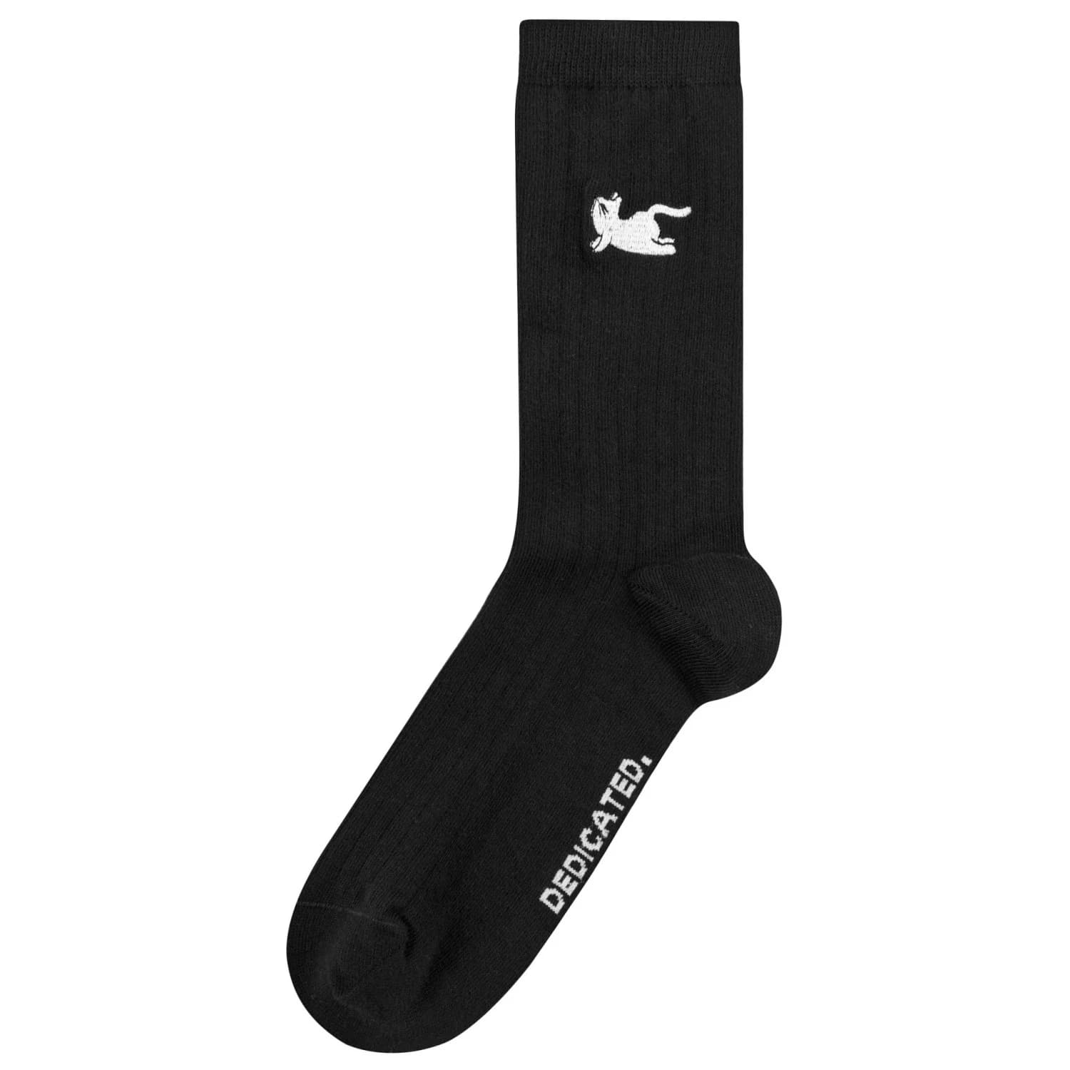 Спортни чорапи DEDICATED Rib Socks Knivsta Cobra Pose Sports socks - Black