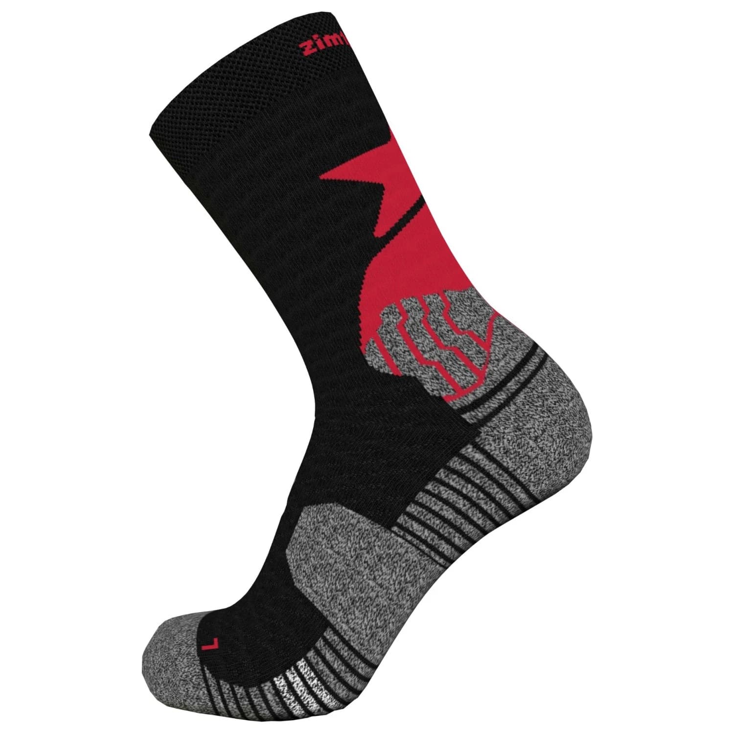 Чорапи за колоездене Zimtstern Techsockz MTB Performance Sock Sports socks - Pirate Black