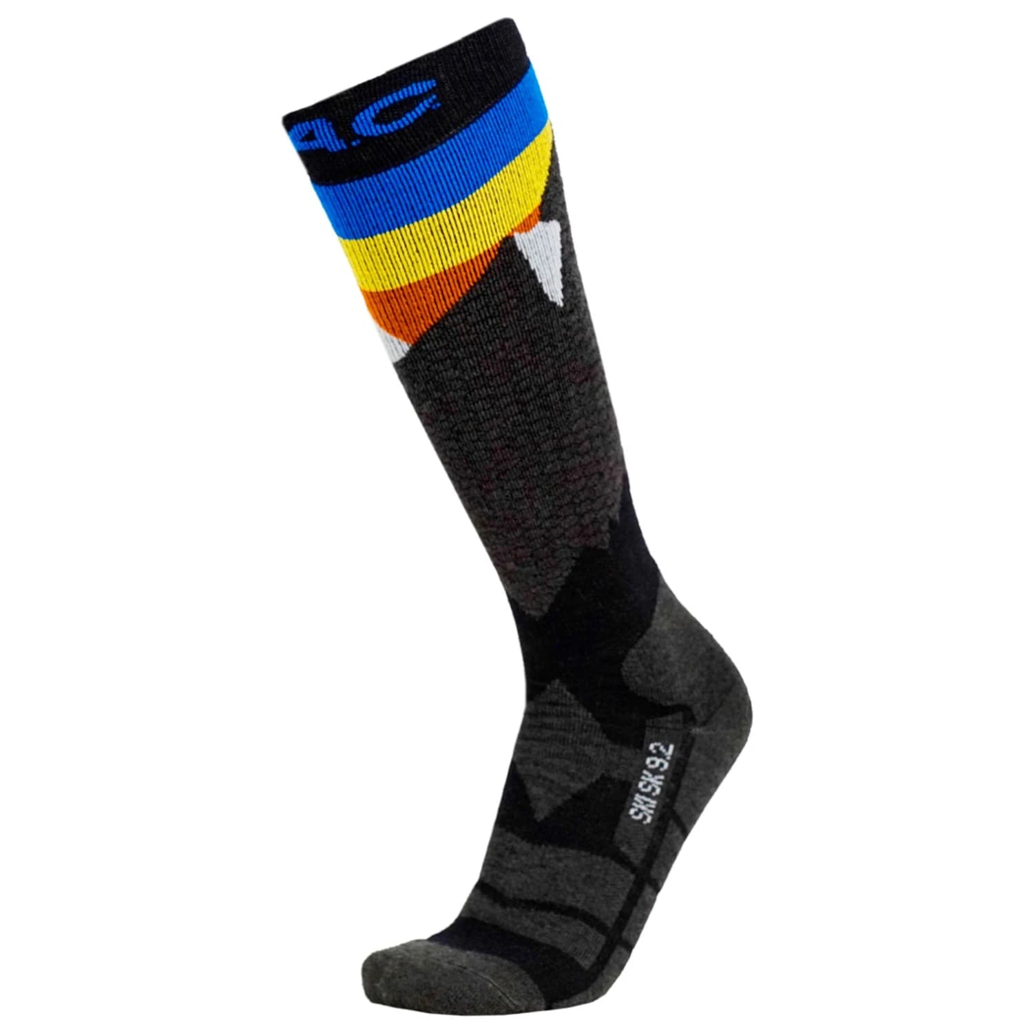 Ски чорапи P.A.C. Women's SK 9.2 Merino Extra Warm Ski socks - Anthracite / Blue