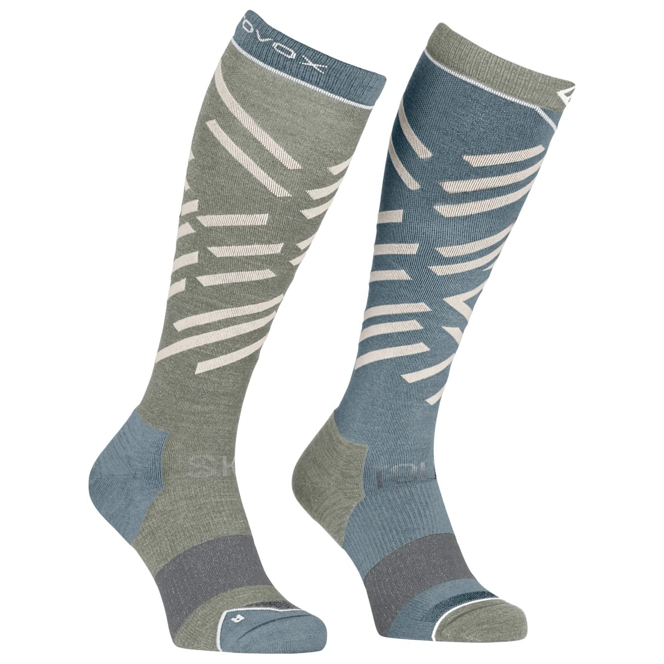 Ски чорапи Ortovox Ski Tour Long Socks Ski socks - Green Sage
