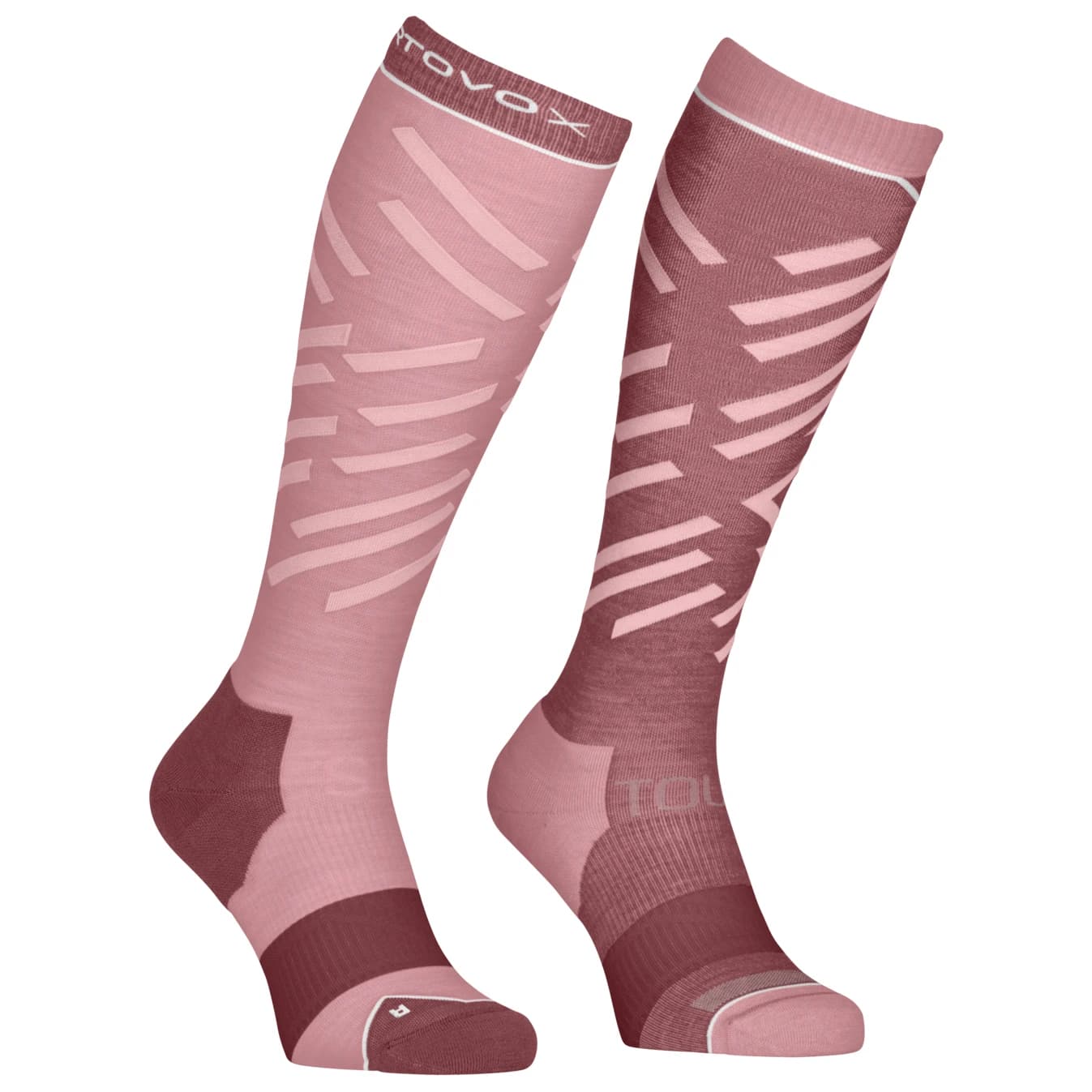 Ски чорапи Ortovox Women's Ski Tour Long Socks Ski socks - Dusk Rose