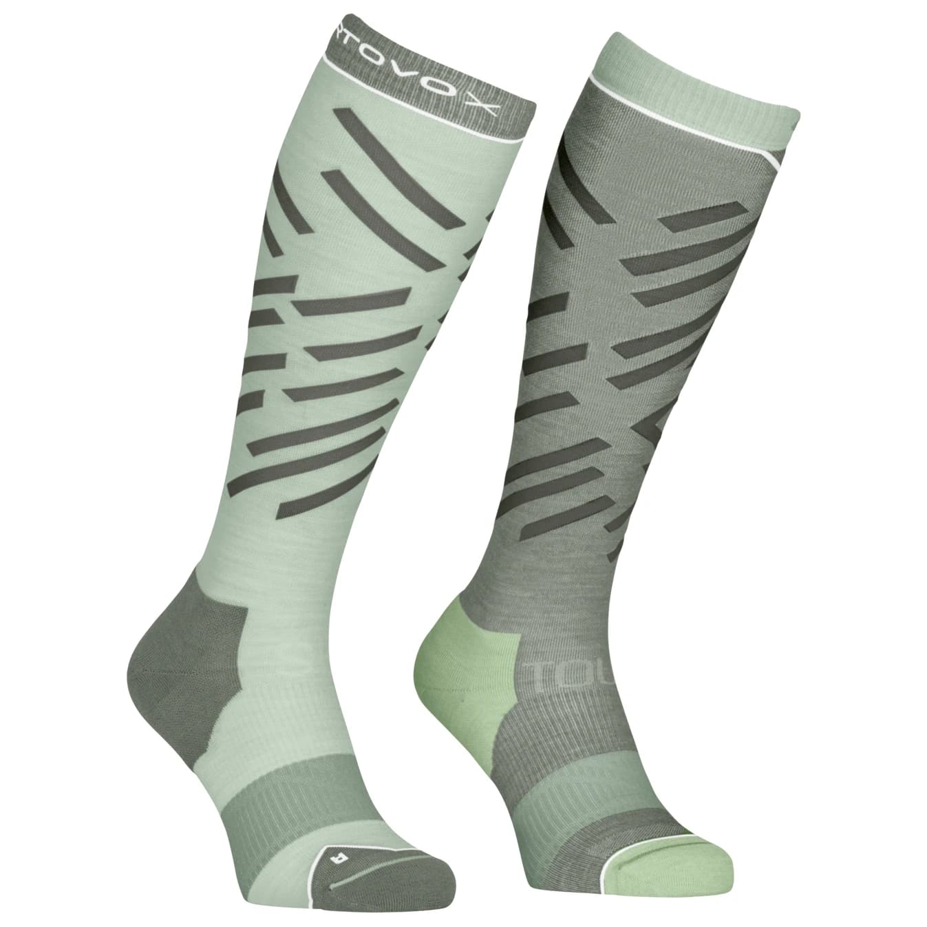 Ски чорапи Ortovox Women's Ski Tour Long Socks Ski socks - Green Acid