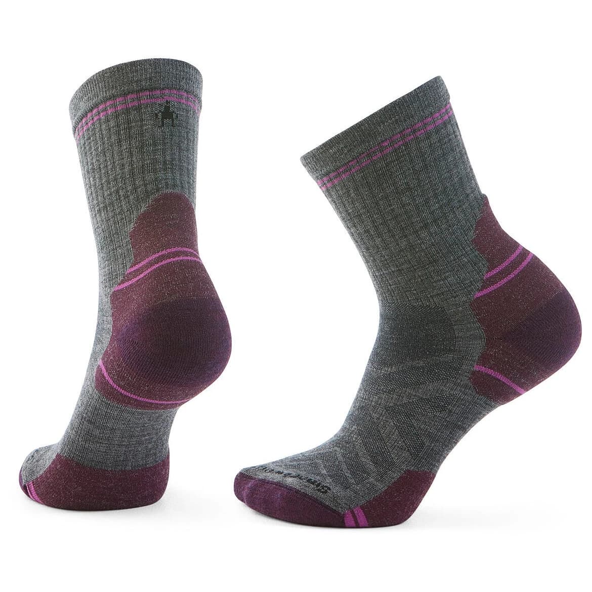 Дамски туристически чорапи Smartwool Women's Hike Targeted Cushion Mid Crew Socks Walking socks - Medium Gray
