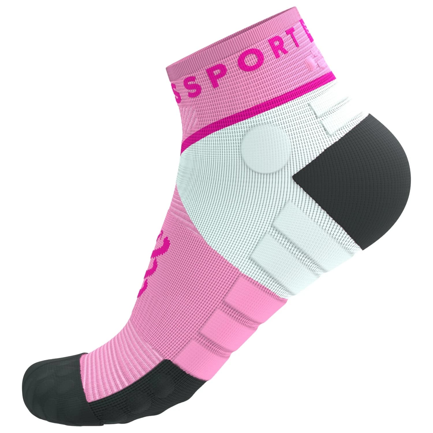 Чорапи за бягане Compressport Ultra Trail Low Socks Running socks - Begonia / Neon Pink