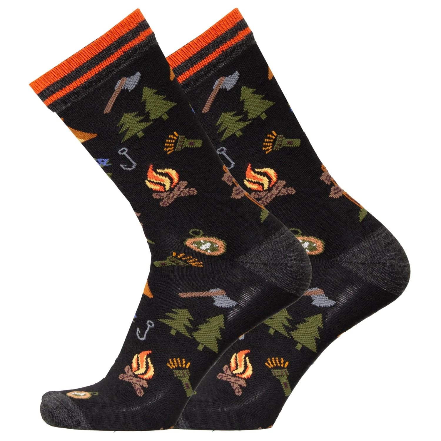 Спортни чорапи UphillSport Lifestyle Merino L3 Camping Crew Sports socks - Black