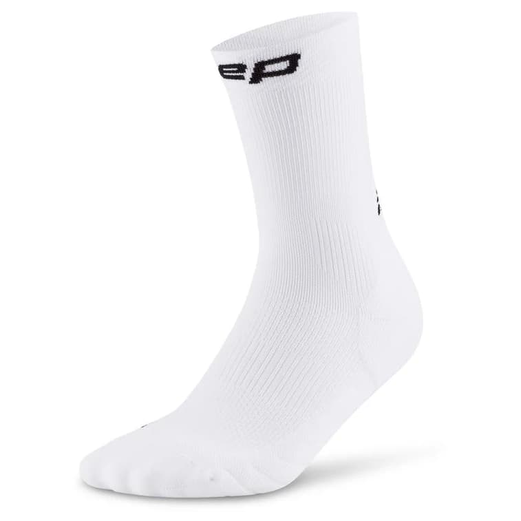 Мъжки чорапи за бягане CEP Run Socks Mid Cut 5.0 Running socks - White