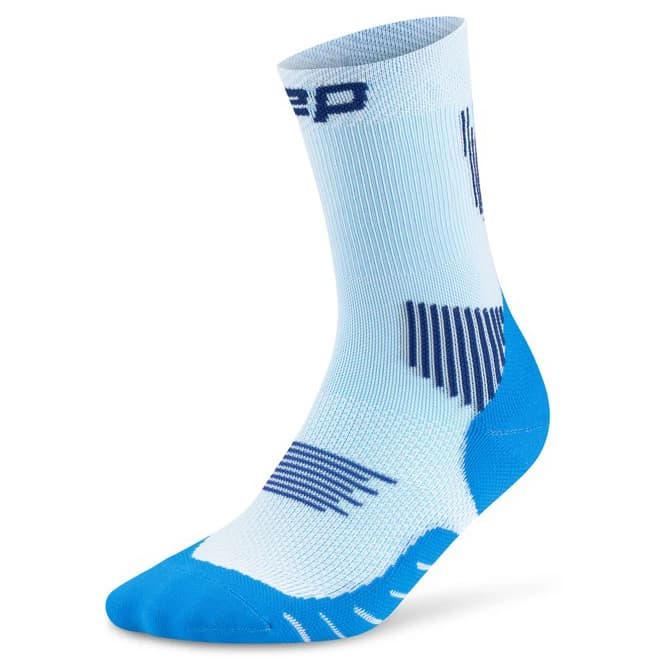 Мъжки чорапи за бягане CEP Run Socks Mid Cut 5.0 Running socks - Blue / Ice