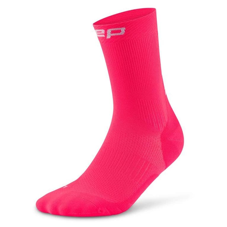 Дамски чорапи за бягане CEP Women's Run Socks Mid Cut 5.0 Running socks - Pink