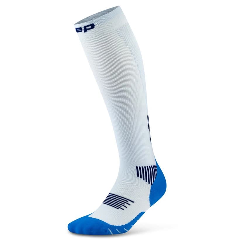 Дамски компресионни чорапи CEP Women's Run Socks Tall 5.0 Compression socks - Blue / Ice