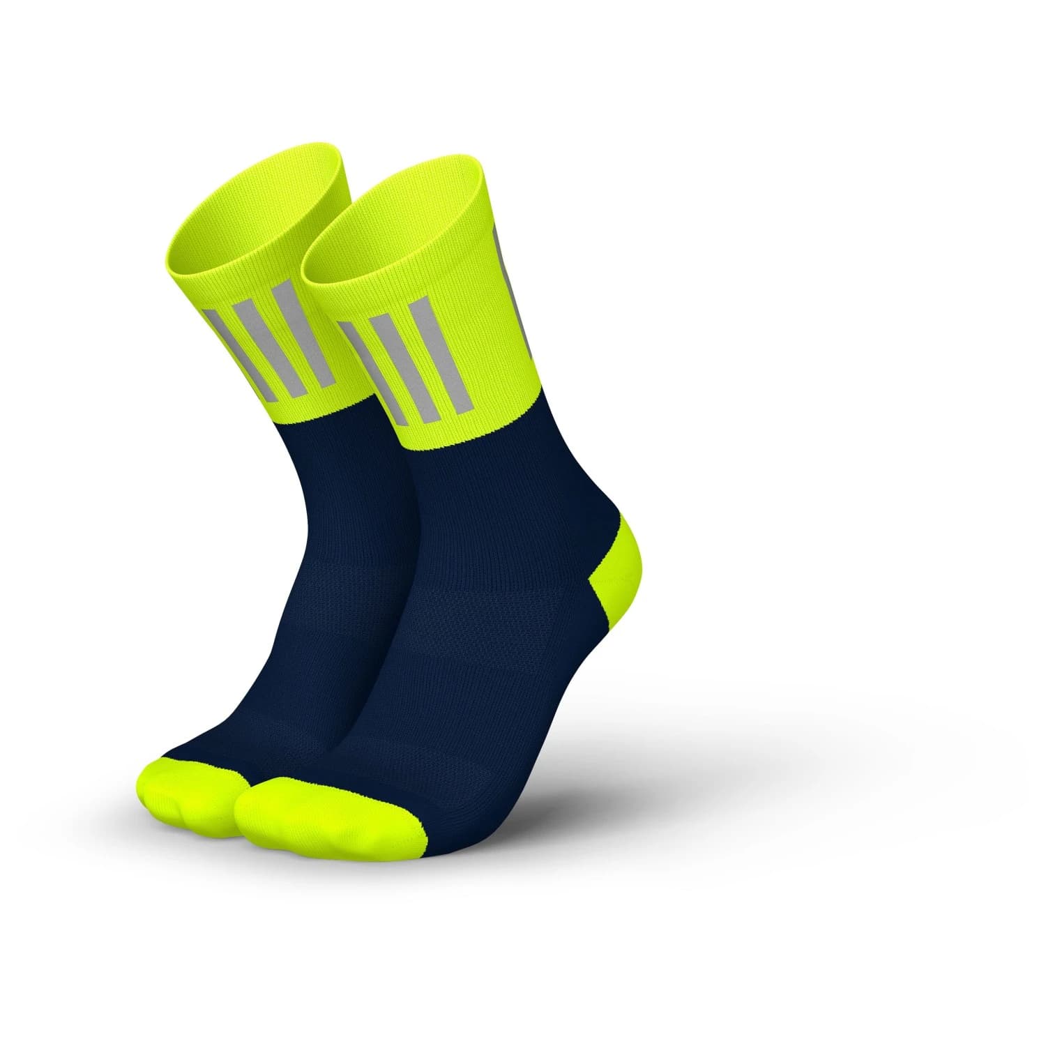 Чорапи за бягане Incylence High-Viz V3 Running socks - Blue Canary