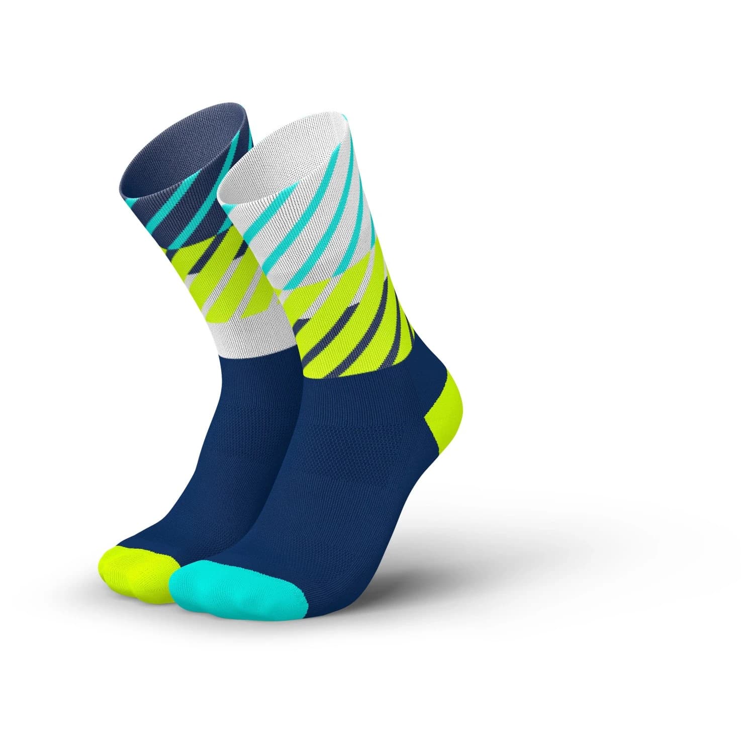 Чорапи за бягане INCYLENCE Running Diagonals Running socks - Navy Canary