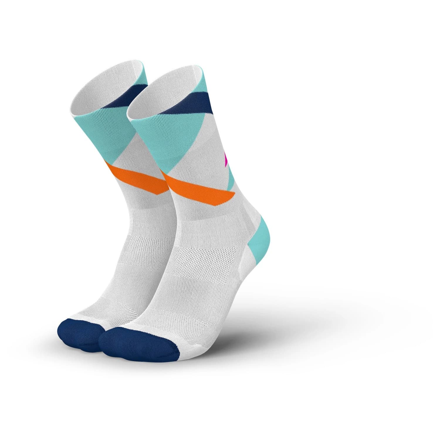 Чорапи за бягане Incylence Ultralight Strikes Running socks - Mint Pink