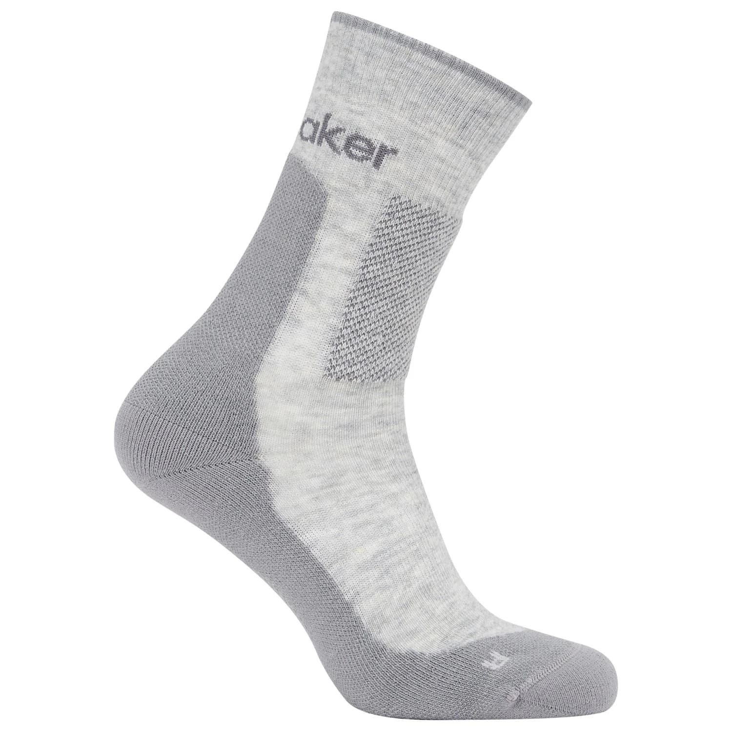 Мъжки туристически чорапи Icebreaker Merino Hike+ Medium Crew Walking socks - Blizzard Hthr / Alloy
