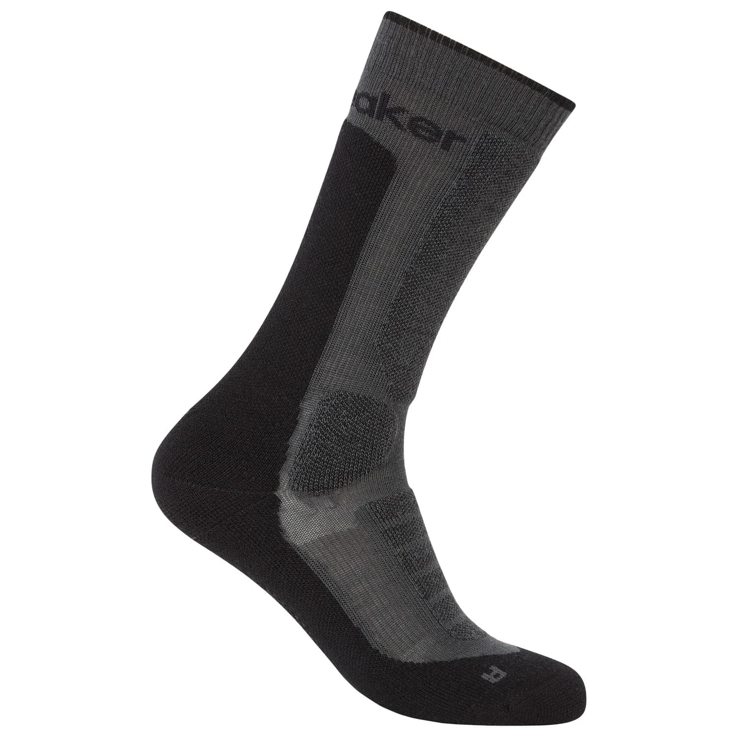 Дамски туристически чорапи Icebreaker Women's Merino Hike+ Heavy Crew Walking socks - Obsidian / Black