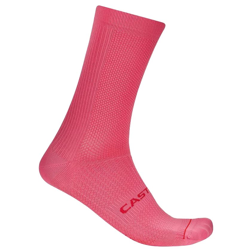Чорапи за колоездене Castelli Espresso 18 Sock Cycling socks - Rosa Giro