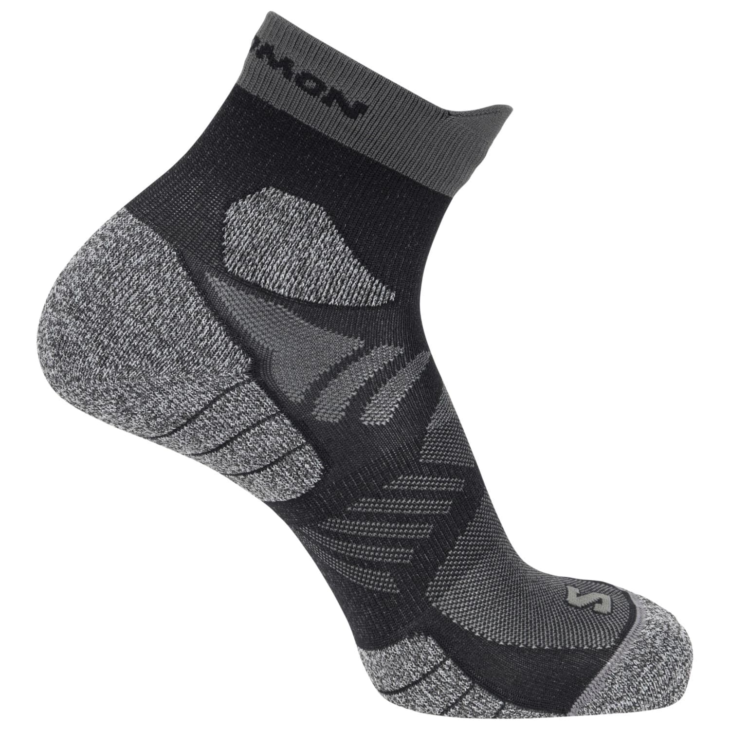 Чорапи за бягане Salomon Aero Ankle Running socks - Black / Castelrock