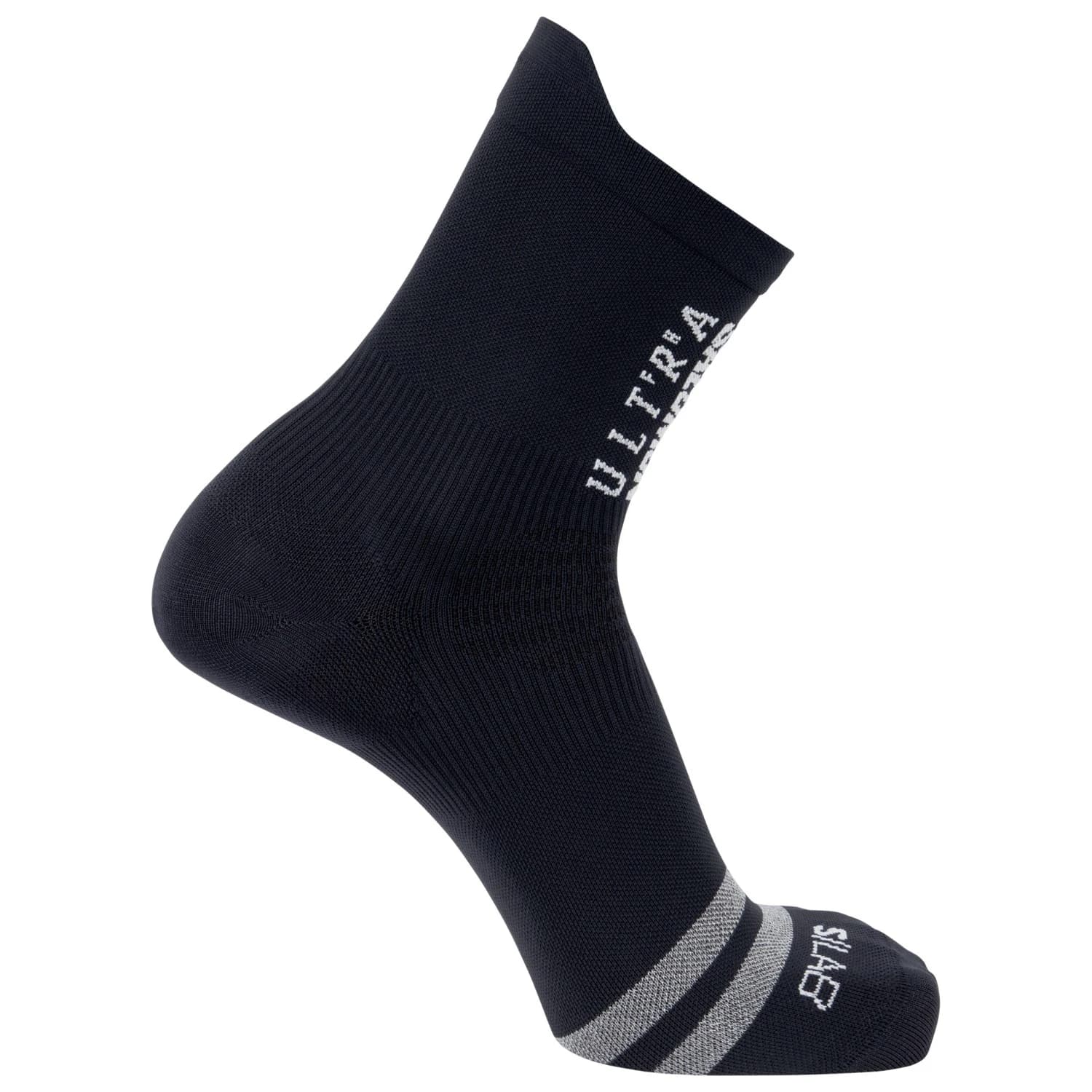 Чорапи за бягане Salomon S/Lab Ultra Crew Running socks - Black / Vanilla Ice