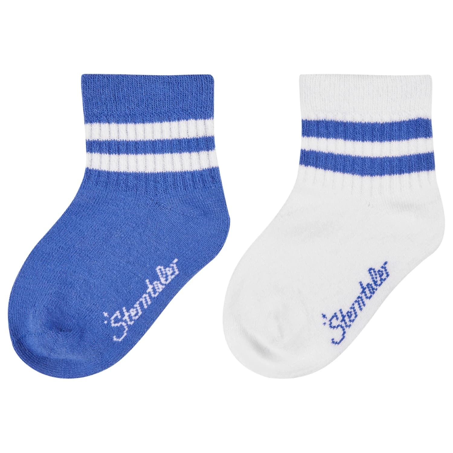 Детски спортни чорапи Sterntaler Kids' Short Socks DP Coolmax Ribbed Sports socks - Kobaltblau