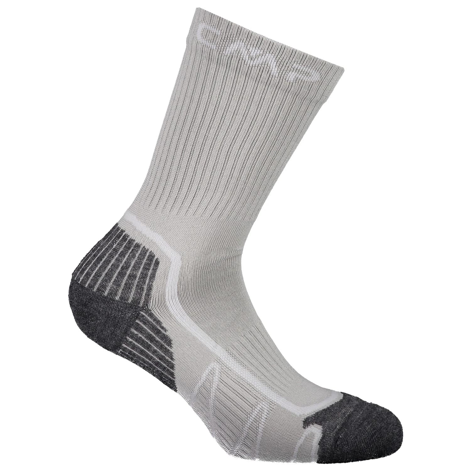 Туристически чорапи CMP Trekking Sock Poly Mid Walking socks - Stone / Bianco