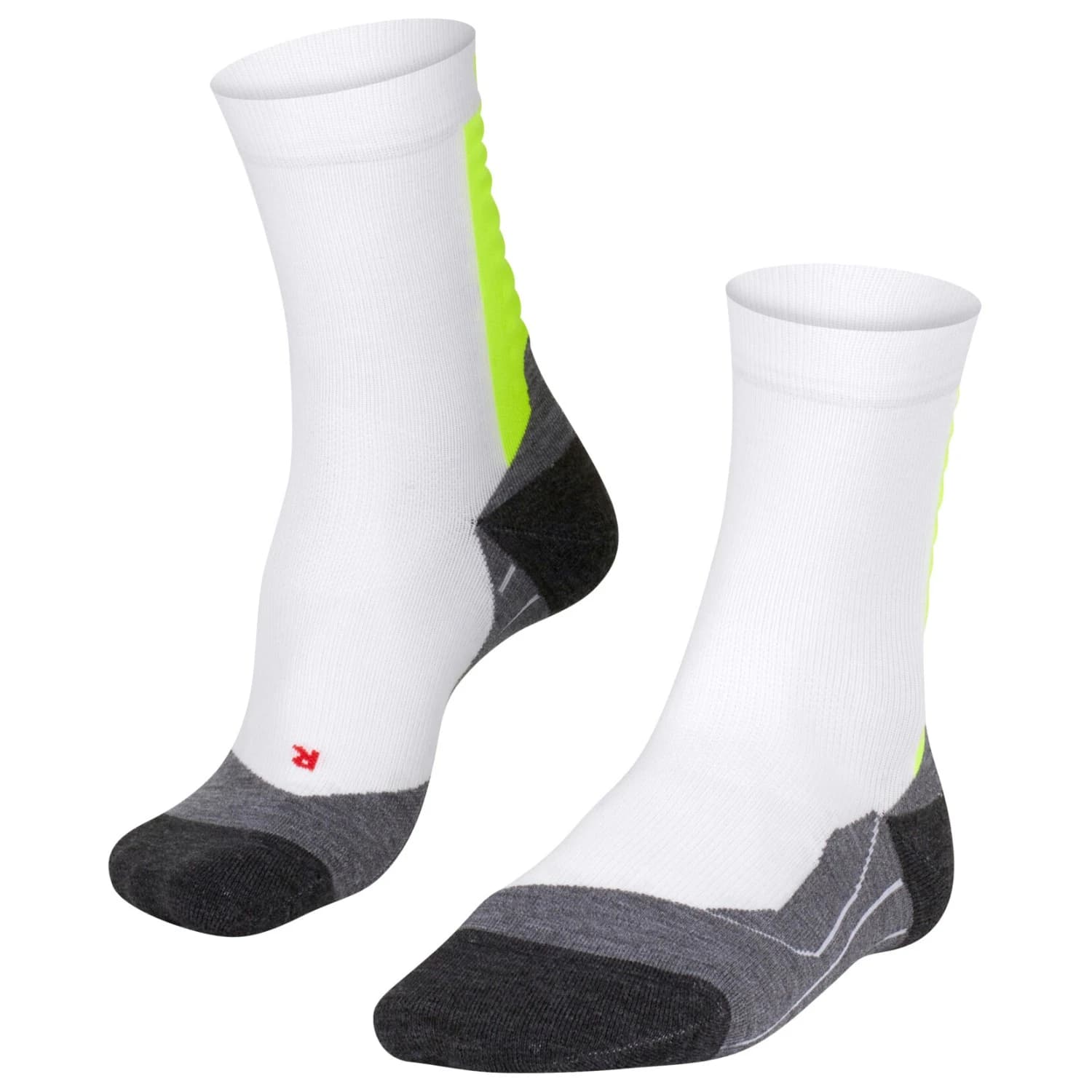 Мъжки чорапи за бягане Falke Achilles Running socks - White / Lightning