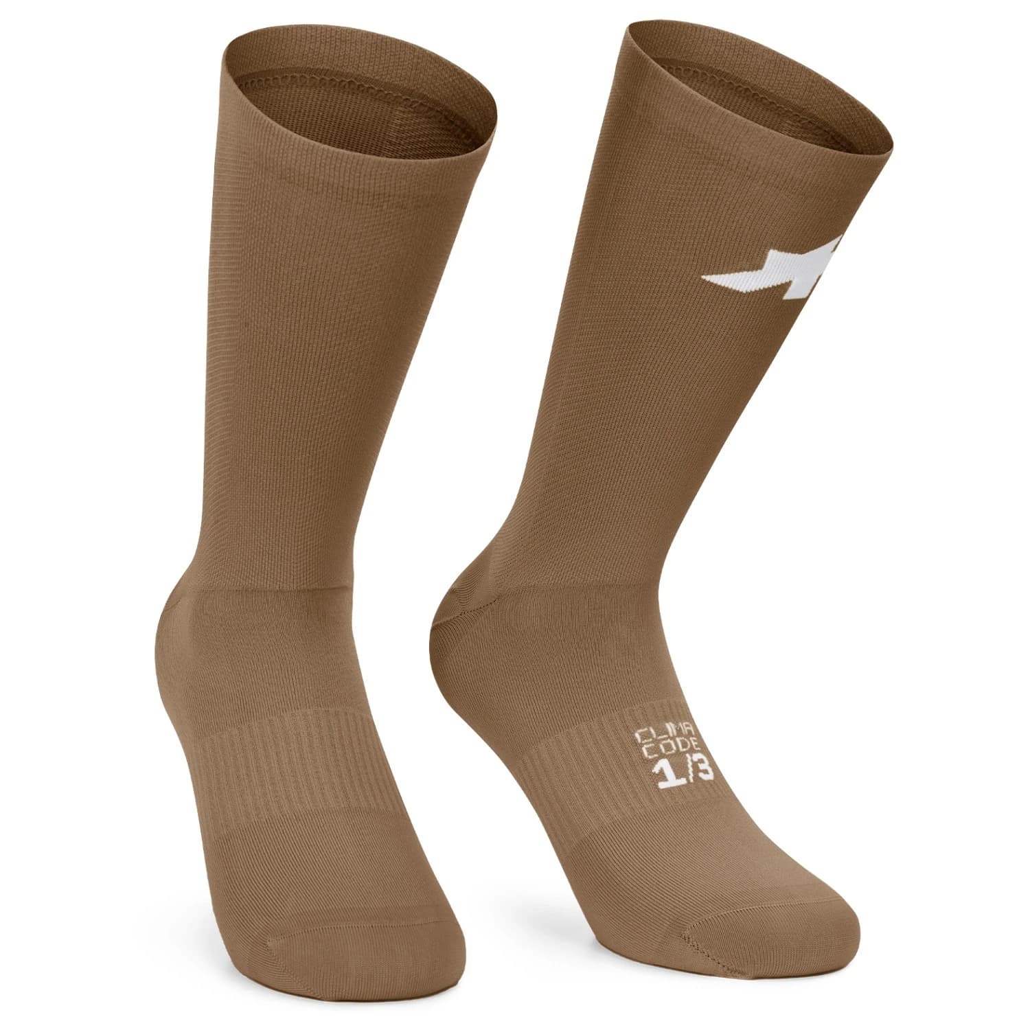 Чорапи за колоездене ASSOS Racing Socks S11 Cycling socks - Terra Sand
