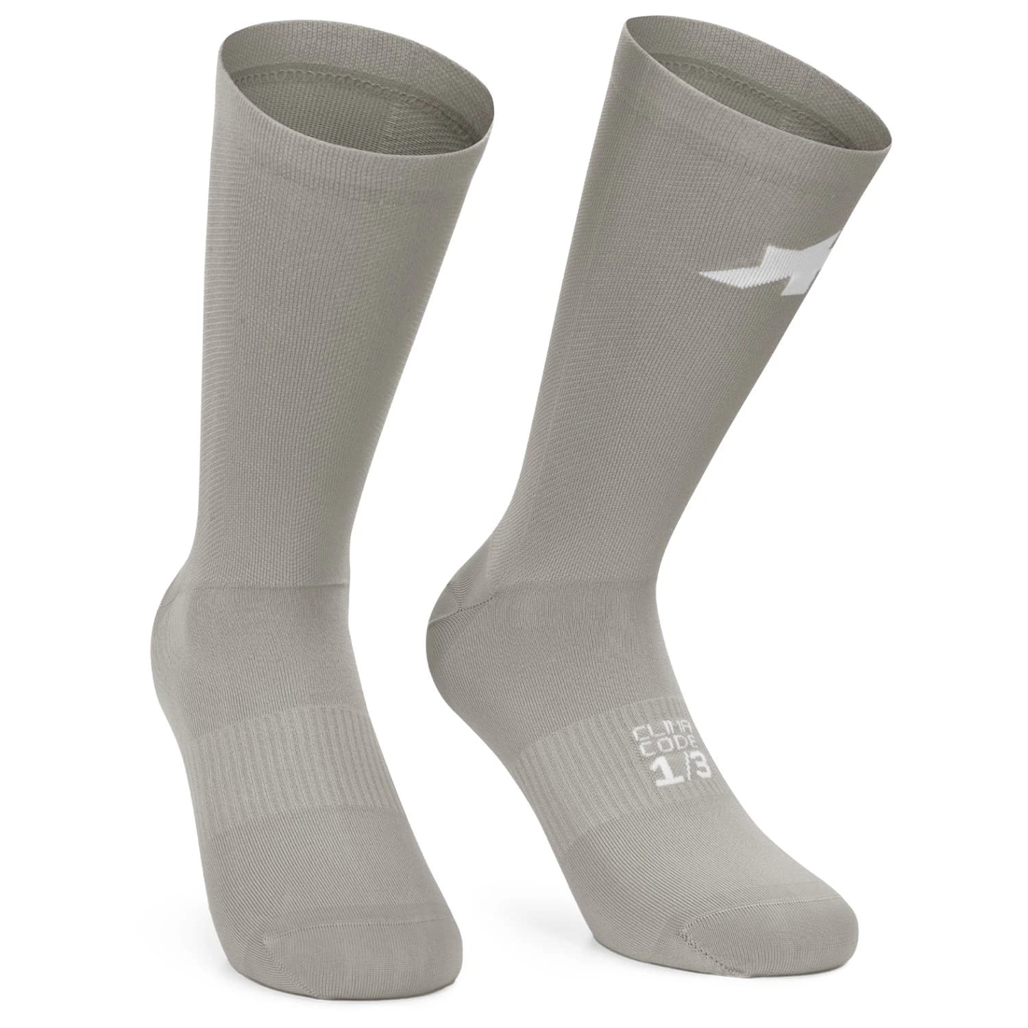 Чорапи за колоездене Assos Racing Socks S11 Cycling socks - Almond Milk