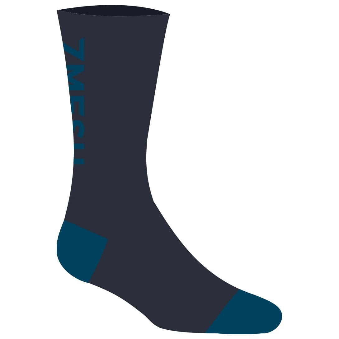 Чорапи за колоездене 7mesh Ashlu Merino Sock Cycling socks - Classic Navy