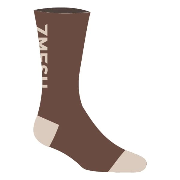 Чорапи за колоездене 7mesh Word Sock Cycling socks - Toffee