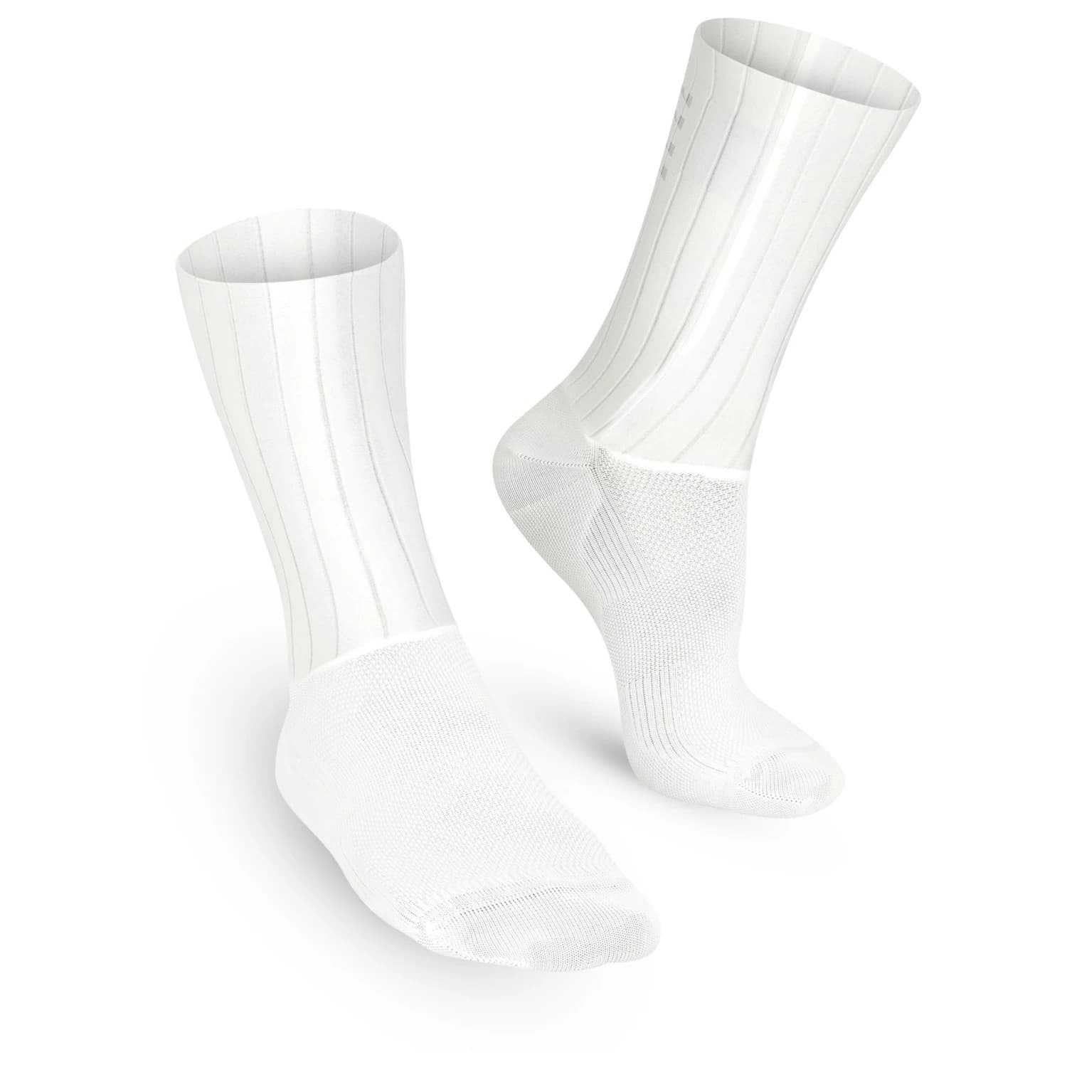 Чорапи за колоездене Bioracer Tech Socks Cycling socks - White