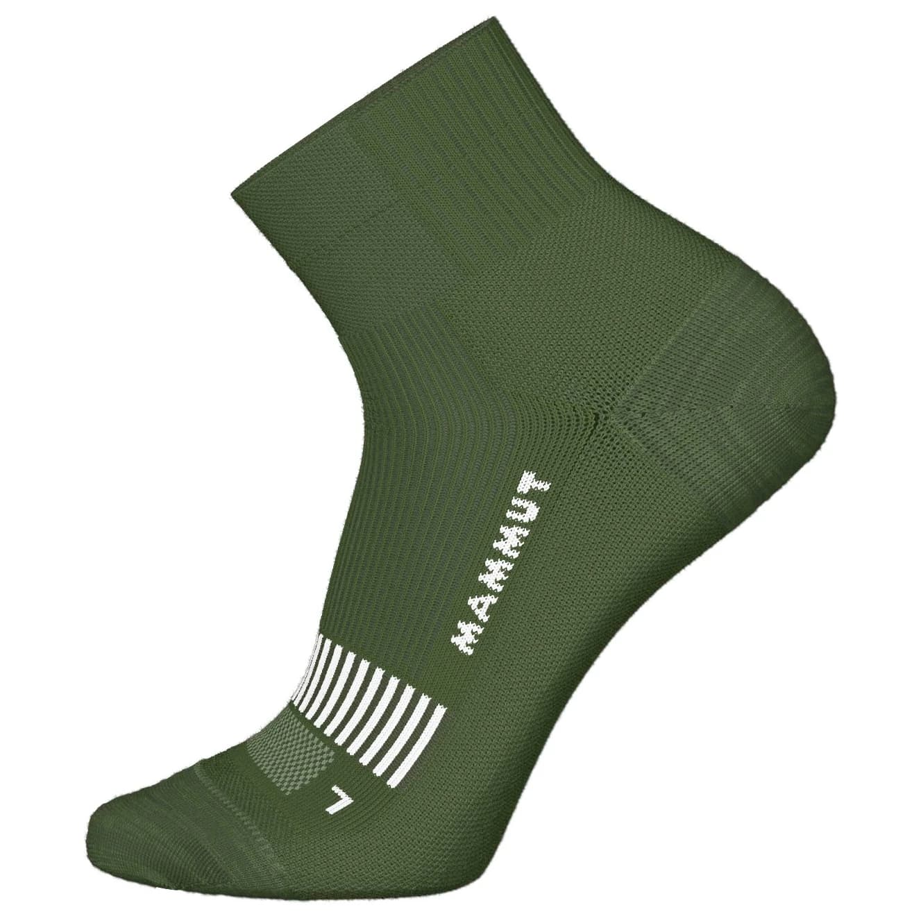 Туристически чорапи Mammut Hiking Full Cushion Quarter Walking socks - Marsh / White
