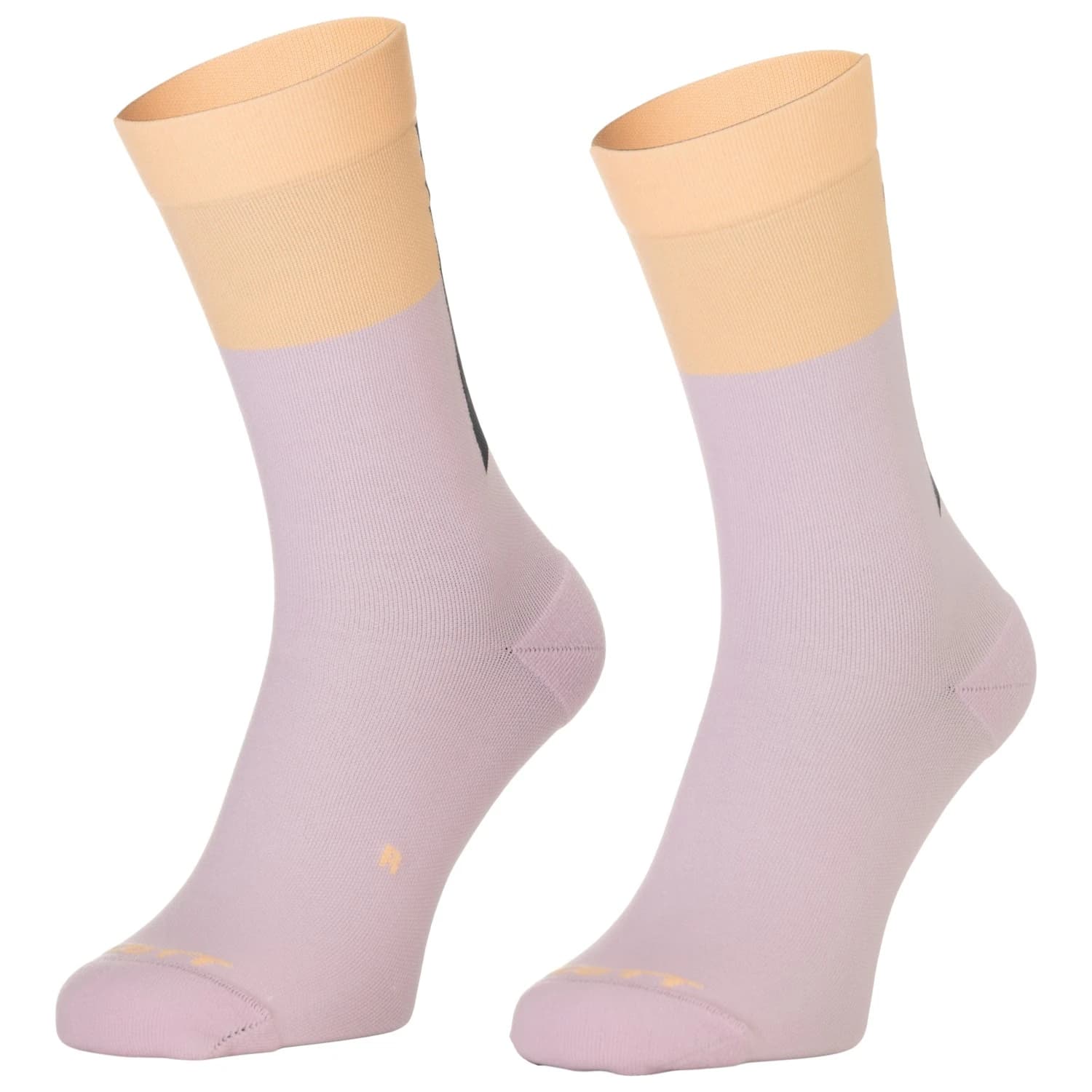 Чорапи за колоездене Scott Block Stripe Crew Cycling socks - Bliss Pink / Apricot Pink