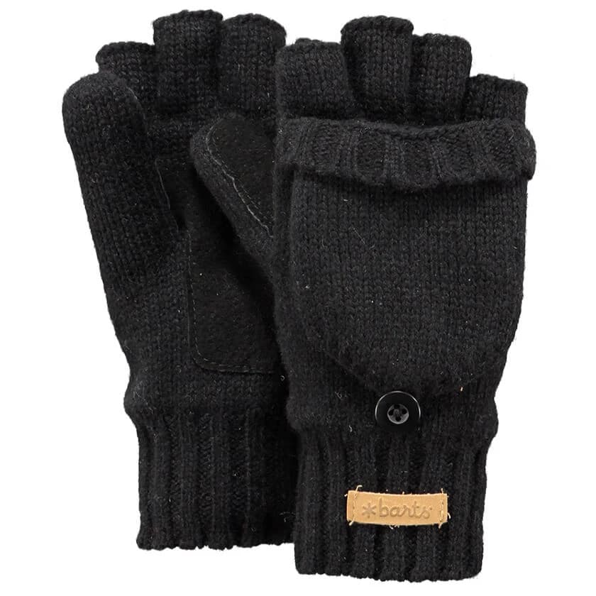 Детски ръкавици Barts Kid's Haakon Bumgloves Boys Gloves - Black