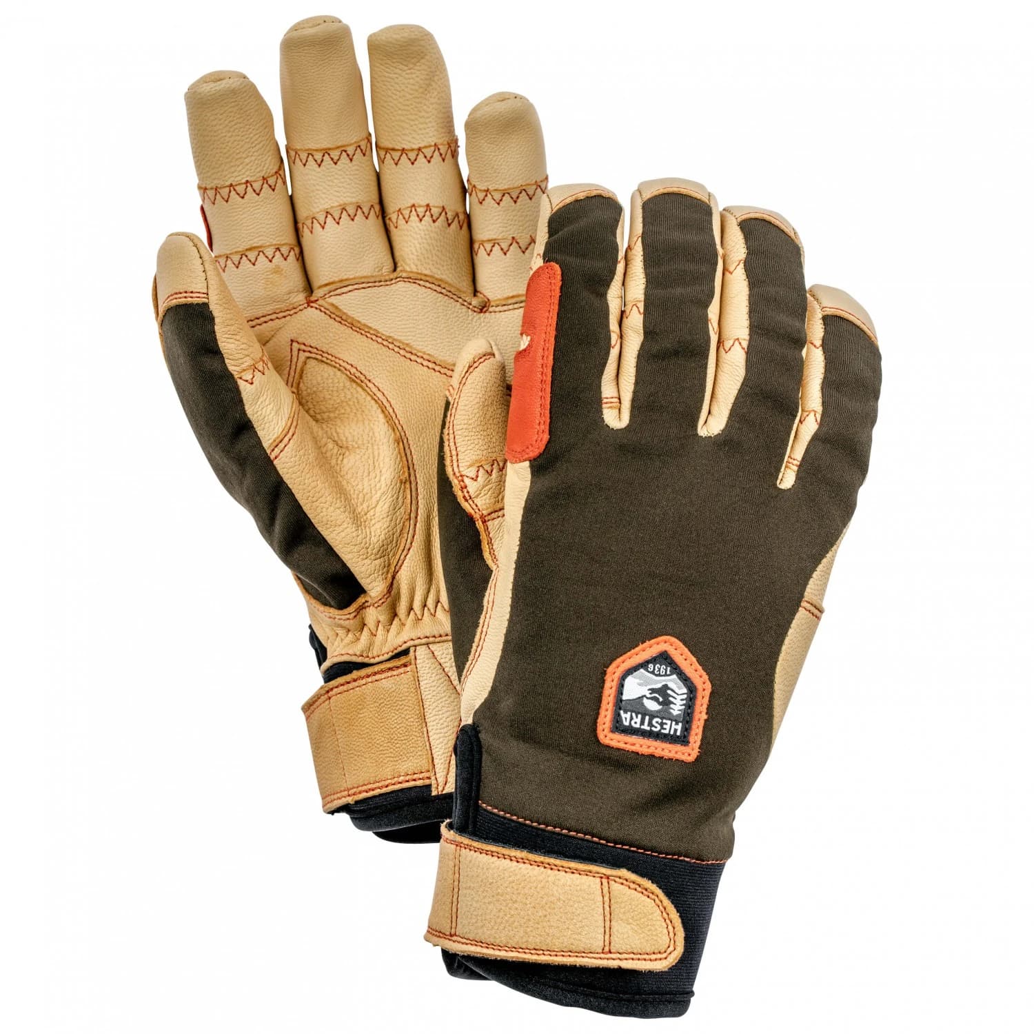 Ръкавици Hestra Ergo Grip Active 5 Finger Gloves - Dark Forest / Natural Brown