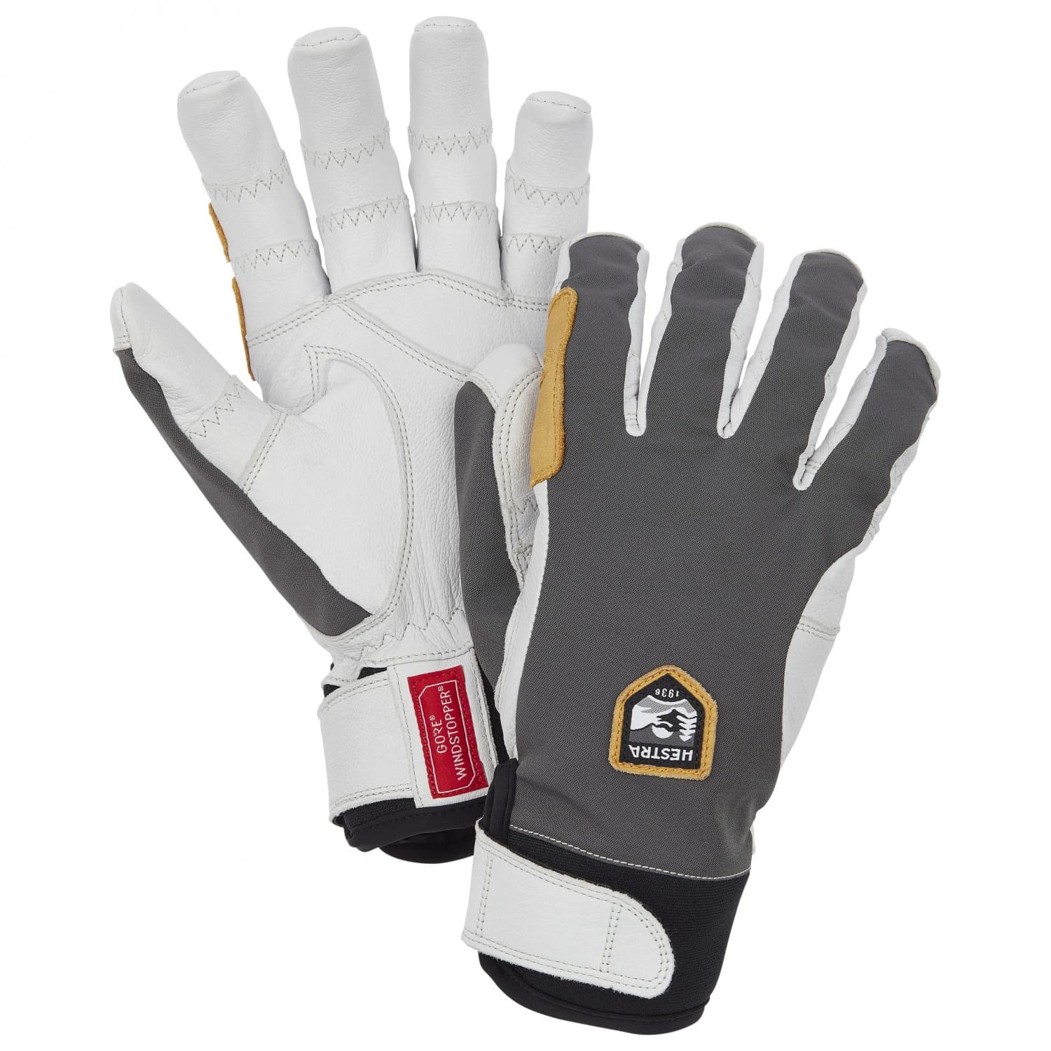 Ръкавици Hestra Ergo Grip Active 5 Finger Gloves - Grey / Offwhite