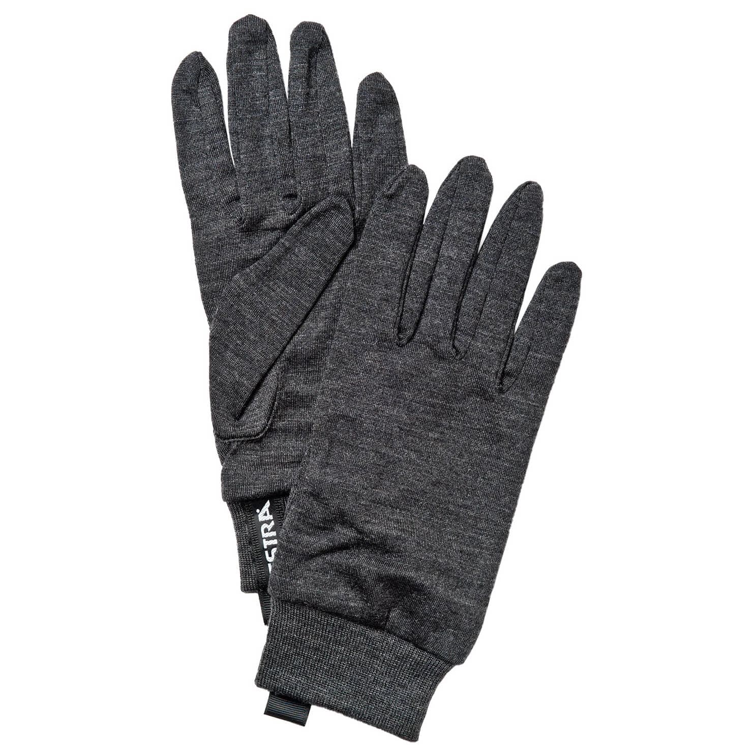 Ръкавици Hestra Merino Wool Liner Active 5 Finger Gloves - Charcoal