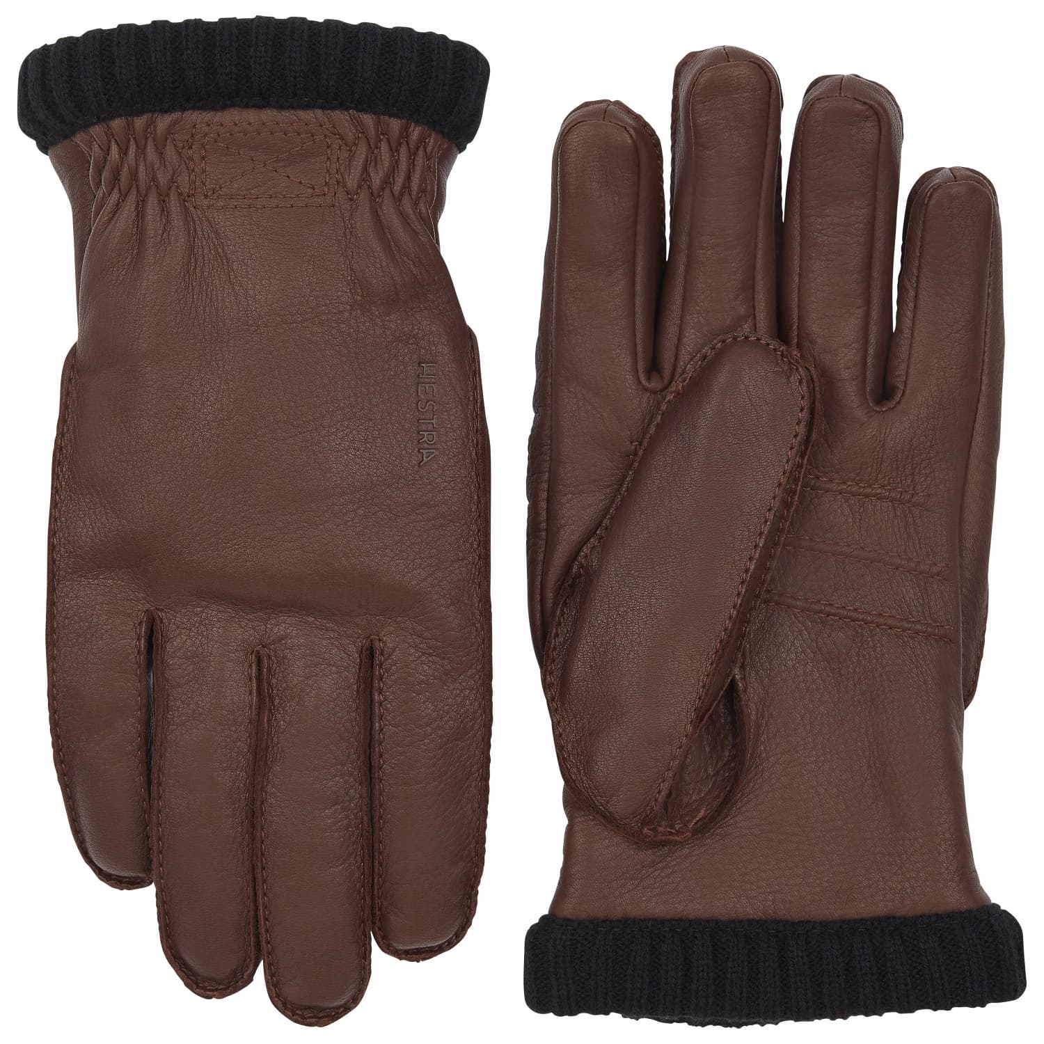 Ръкавици Hestra Deerskin Primaloft Rib Gloves - Chocolate
