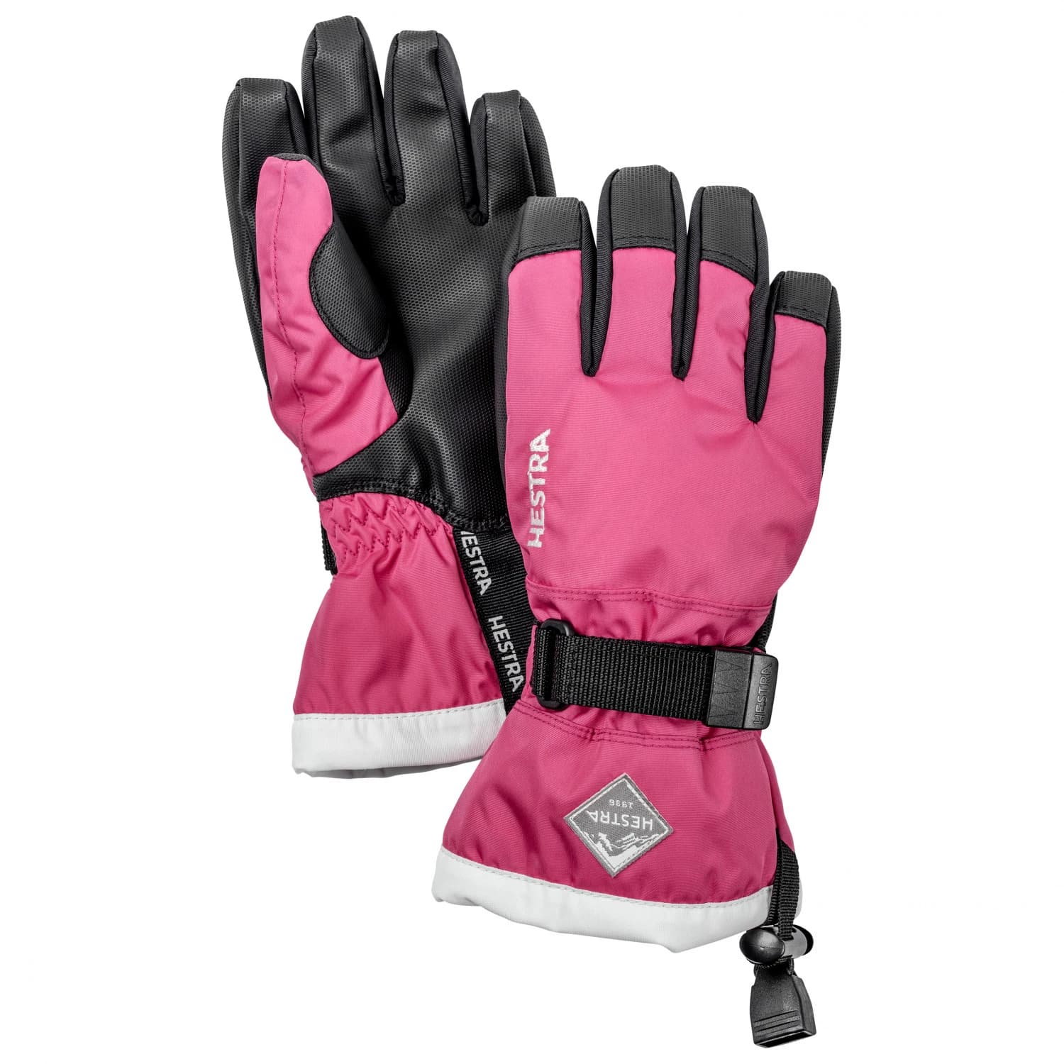 Ръкавици Hestra Gauntlet Czone Junior 5 Finger Gloves - Fuchsia / Ivory