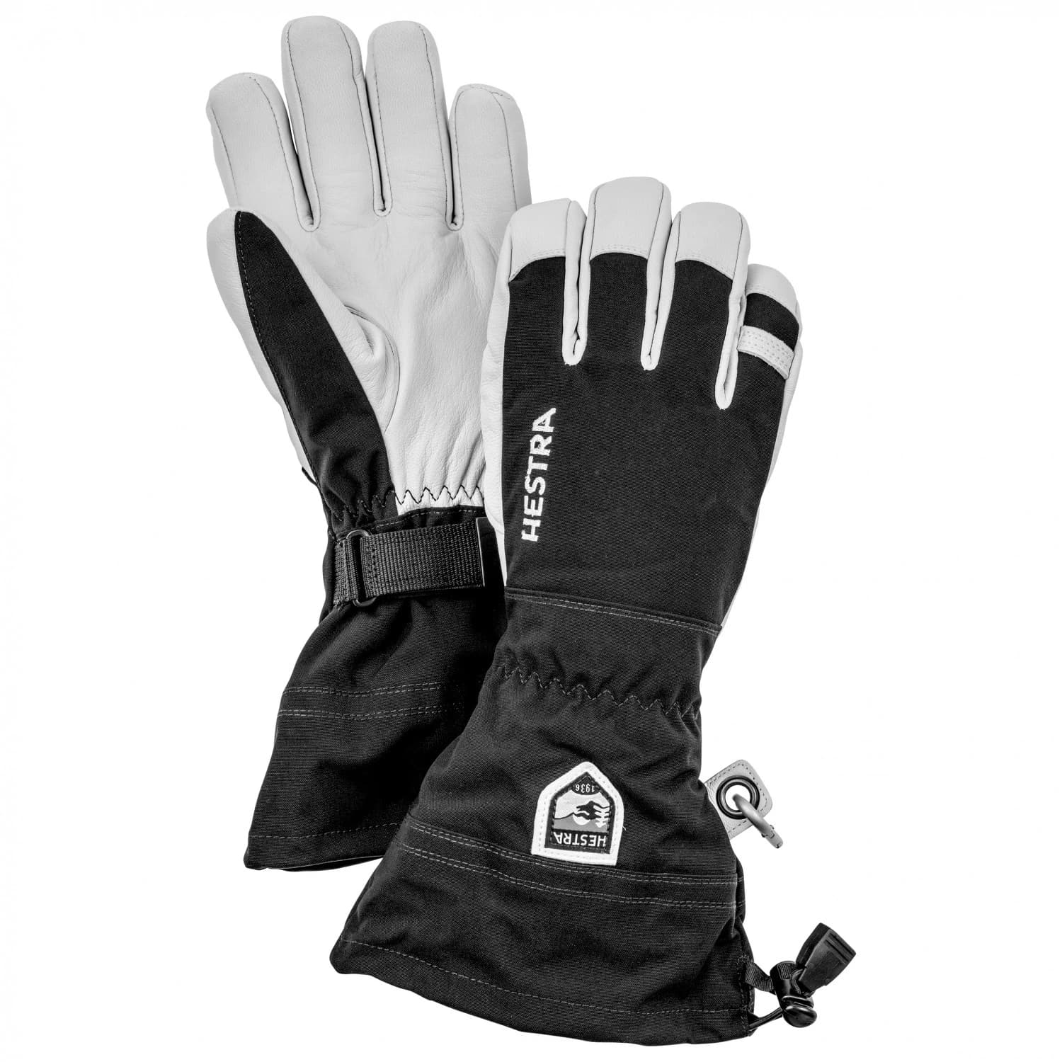 Ръкавици Hestra Army Leather Heli Ski 5 Finger Gloves - Black